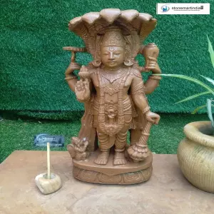 Lord Narayana Stone Sculpture