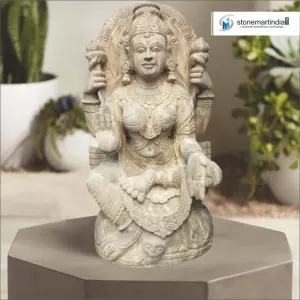 Goddess Lakshmi Stone Statue