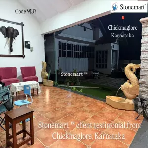 Client Testimonial Of Stone Fish Fountains From Chikmagalur, Karnataka.