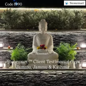 Client Testimonial Of 3 Feet Buddha Statue From Jammu, Jammu And Kashmir
