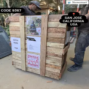 Packing Marble Buddha Statue For Exporting To San Jose, California, Usa