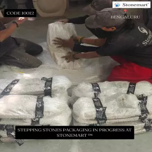 Stepping Stones Packaging In Progress For Dispatch To Bengaluru, Karnataka