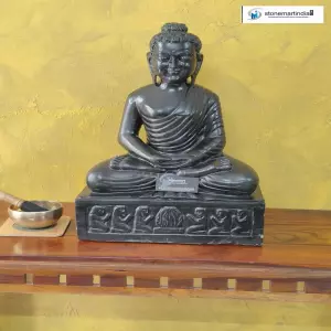 Sold 2 Feet Meditation Mudra Marble Buddha Sculpture