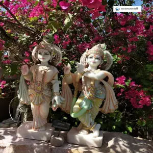 Radha Krishna Marble Sculpture Stonemart