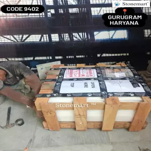 Packing Cascading Stone Water Feature For Shipping To Gurugram, Haryana