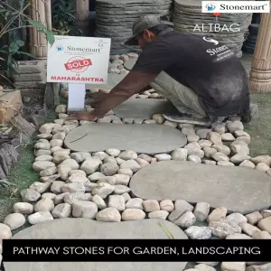 Sold To Alibag, Maharashtra - Pathway Stones For Landscaping Decor And Garden Decor