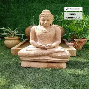 Sold 2 Feet Meditation Buddha Statue