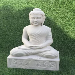 Sold 2 Feet Mint Sandstone Buddha Statue
