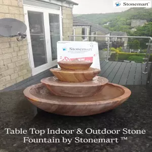 Modern Cascading Table Top Water Feature For Luxury Decor