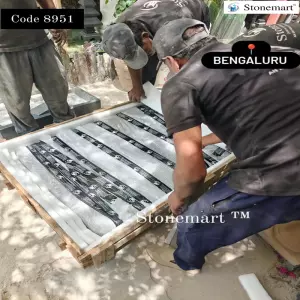 Packaging 39 Inch Granite Panel Fountain For Shipping To Bangalore, Karnataka