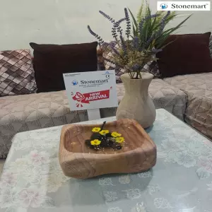 Handcrafted Sandstone Table-Top Water Feature