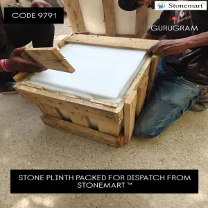 Packing Stone Bench For Shipping To Gurugram, Haryana