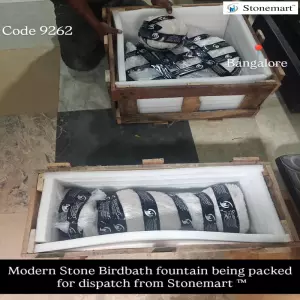 Packing Modern Indoor Fountain For Shipping To Bengaluru, Karnataka