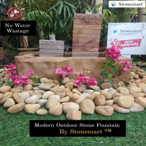 Modern Sandstone Water Feature Perfect For Villas, Resorts, Farmhouses, Hotels, Hospitals, Offices