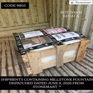 Stone Masterpieces Shipped To Kerala Dated June 8, 2026
