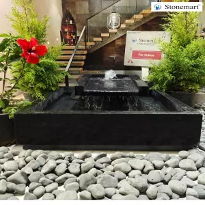 29 Inch, 200 Kg Luxury Granite Water Feature Fountain For Home And Garden