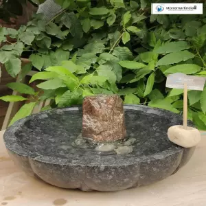 Granite Floral Urli Water Feature