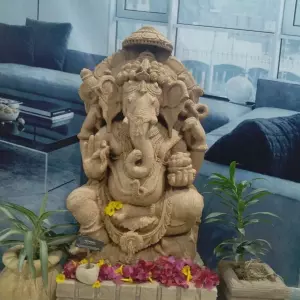 Sold Hand Carved Lord Ganesha Statue