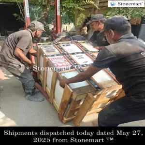 Hand-Carved Masterpieces Dispatched Dated May 27, 2025 To New Delhi