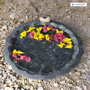 Sold Granite Flower Urli