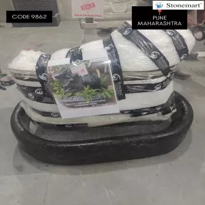 Packing Lord Nandi Marble Idol For Shipping To Pune, Maharashtra