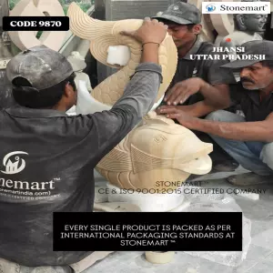 Packing Stone Fish Fountains For Shipping To Jhansi, Uttar Pradesh