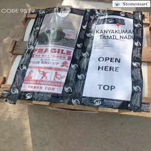 Packing Granite Urli Water Fountain For Shipping To Kanyakumari, Tamil Nadu