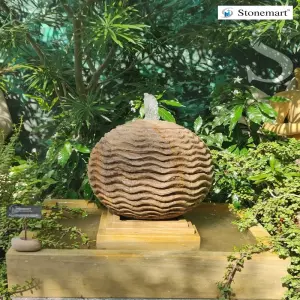 Stone Sphere Garden Fountain