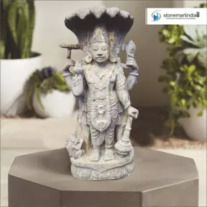 Lord Narayan Stone Statue