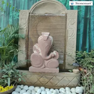 Sold 5 Feet Fountain With 2 Feet Modern Abstract Ganesha
