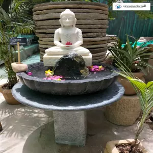 Buddha Zen Garden With Granite Table