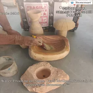 Packing Stone Vase And Table Top Fountain For Shipping To Sri Muktsar Sahib, Punjab