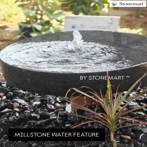 Modern Millstone Water Feature For Residential And Commercial Projects
