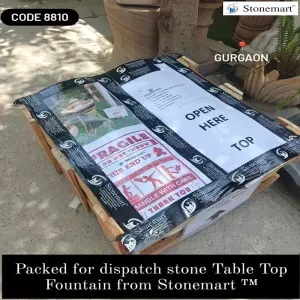 Packed For Dispatch Stone Table Top Fountain For Indoor And Outdoor To Gurugram, Haryana