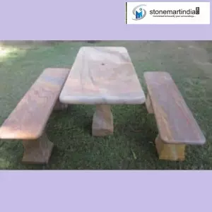 Rectangle Stone Sitting Set