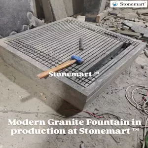 Modern Granite Water Fountain Big Size In Production