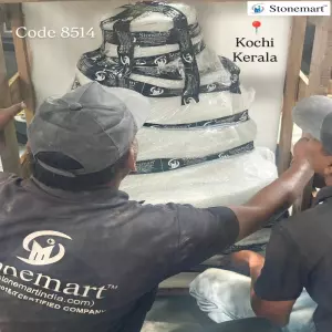 Packing Big Buddha Marble Statue For Shipping To Kochi, Kerala