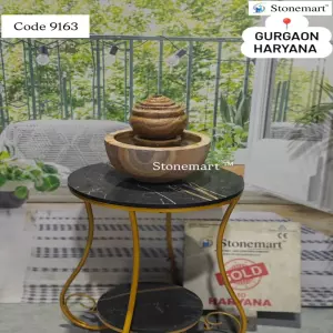 Sold To Gurugram, Haryana - Modern Stone Water Fountain For Table Top And Console Tables