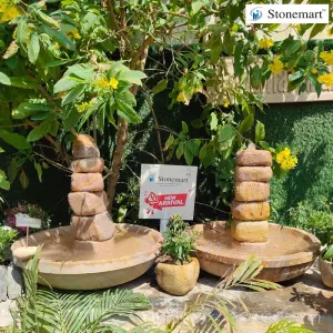 Rainbow Sandstone Water Feature For Home