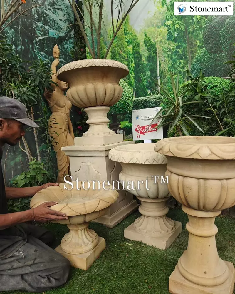Stone Urns And Vases