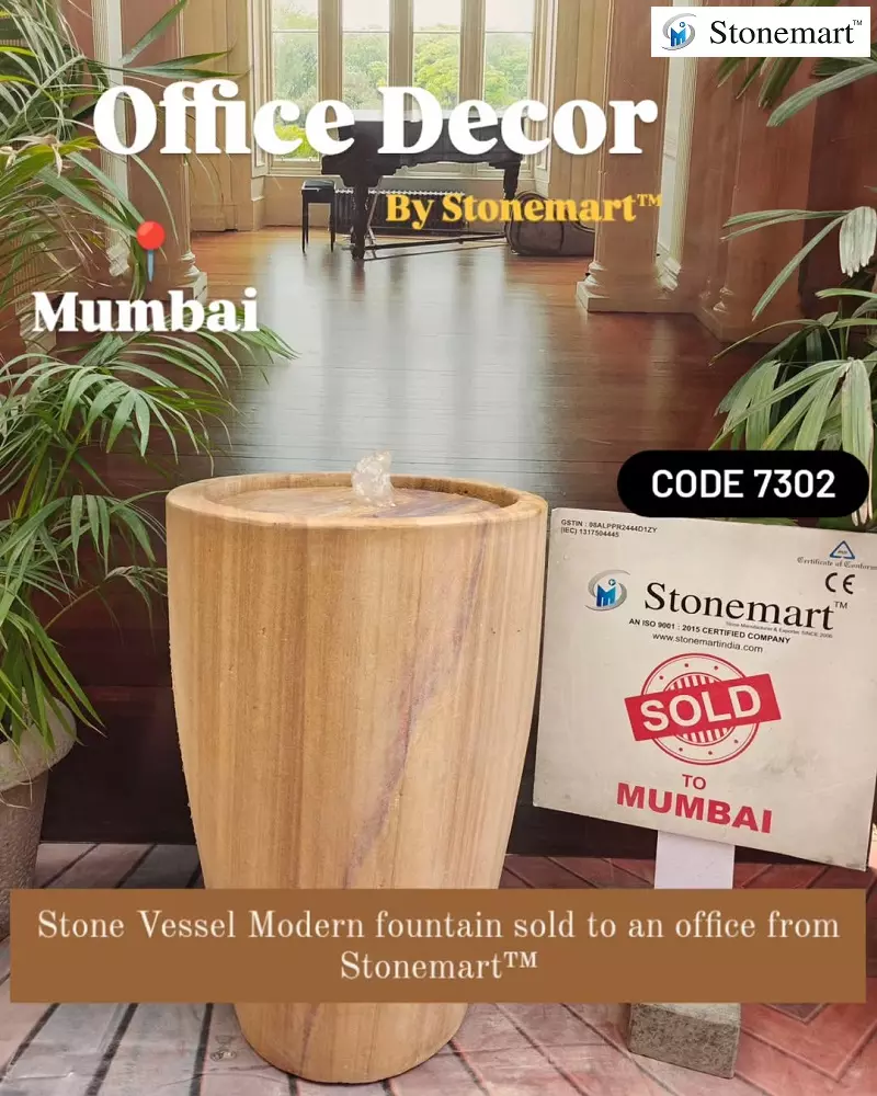 Vessel Fountain For Office Decor