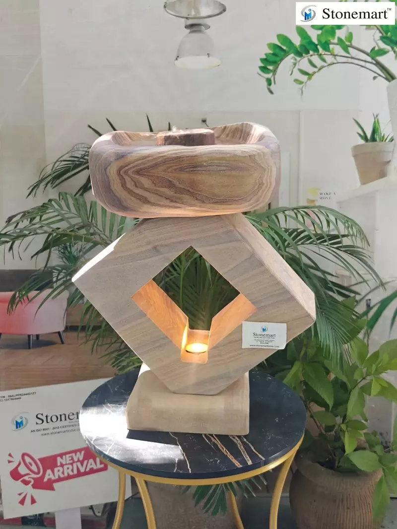 Stone Lamp For Table Top