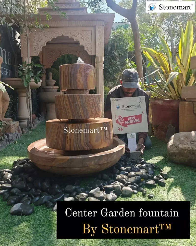 Stone Water Feature For Office Decor