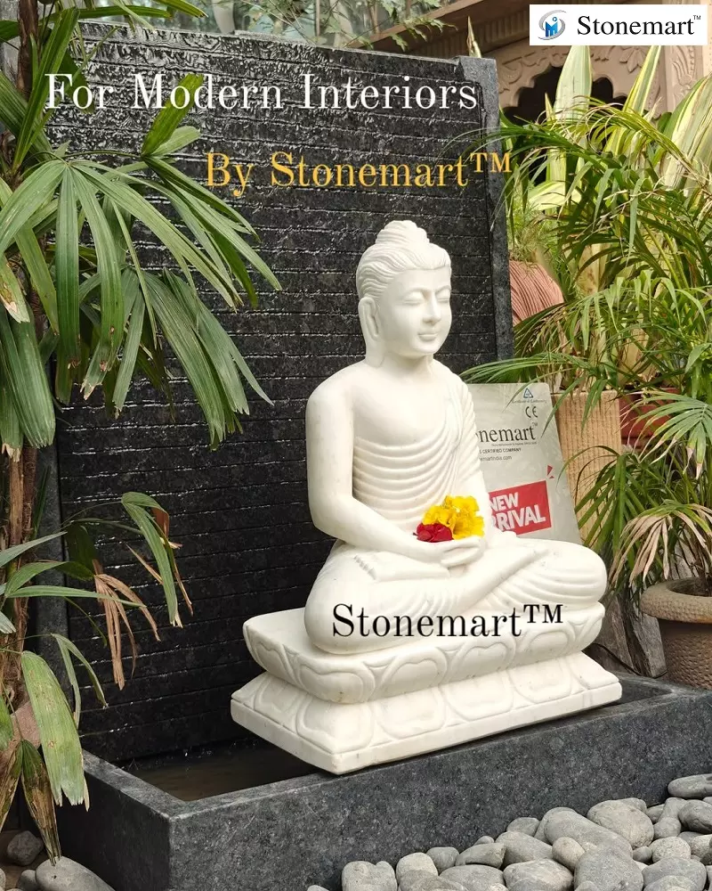 Buddha Fountain For Hospital Decor
