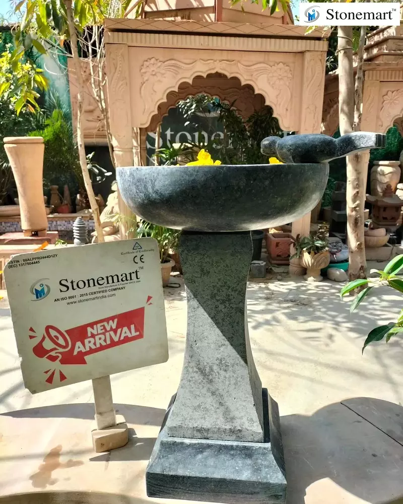 Granite Birdbath