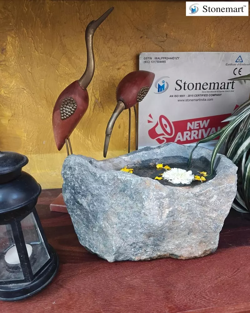 Rock Stone Urli Bowl For Entryway