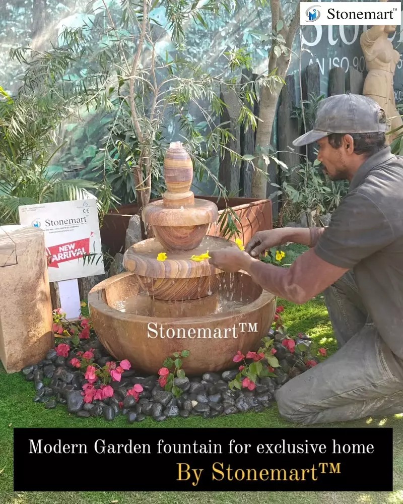 Stone Fountain For Home Decor