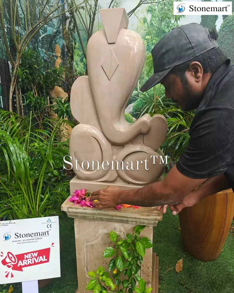 Modern Abstract Ganesha Statue For Patio