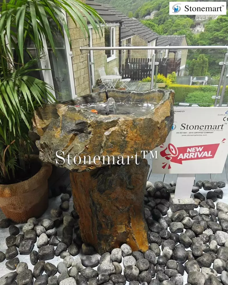 Stone Bird Bath For Balcony