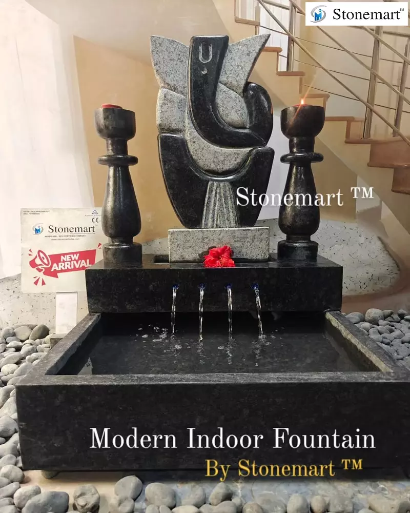 Stone Ganesha Fountain For Entrance